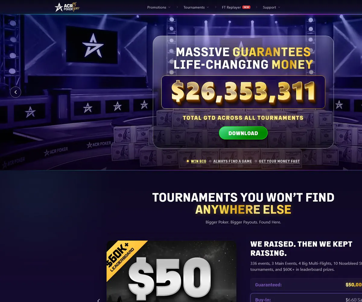 ACR Poker screenshot