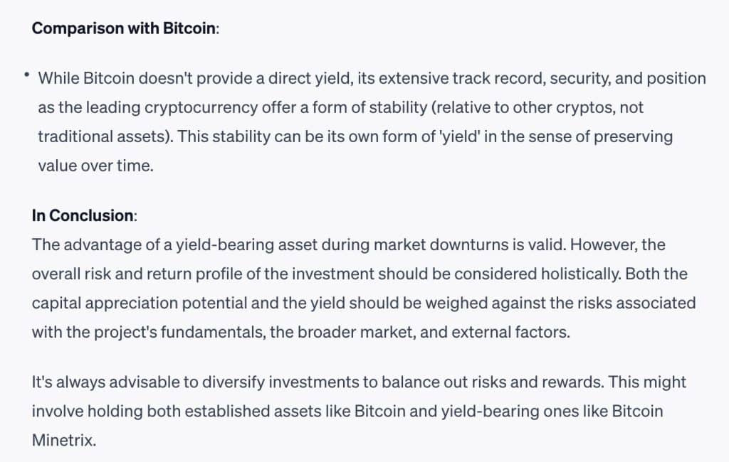 chatgpt bitcoin prevision conclusion