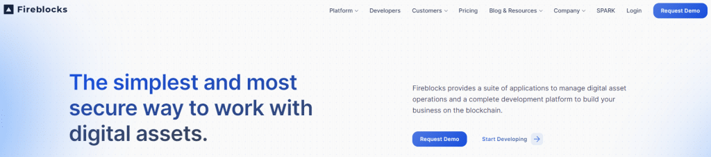 fireblocks blockfold tokenisation crypto blockchain