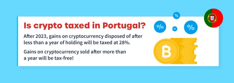 portugal cryptomonnaies taxes