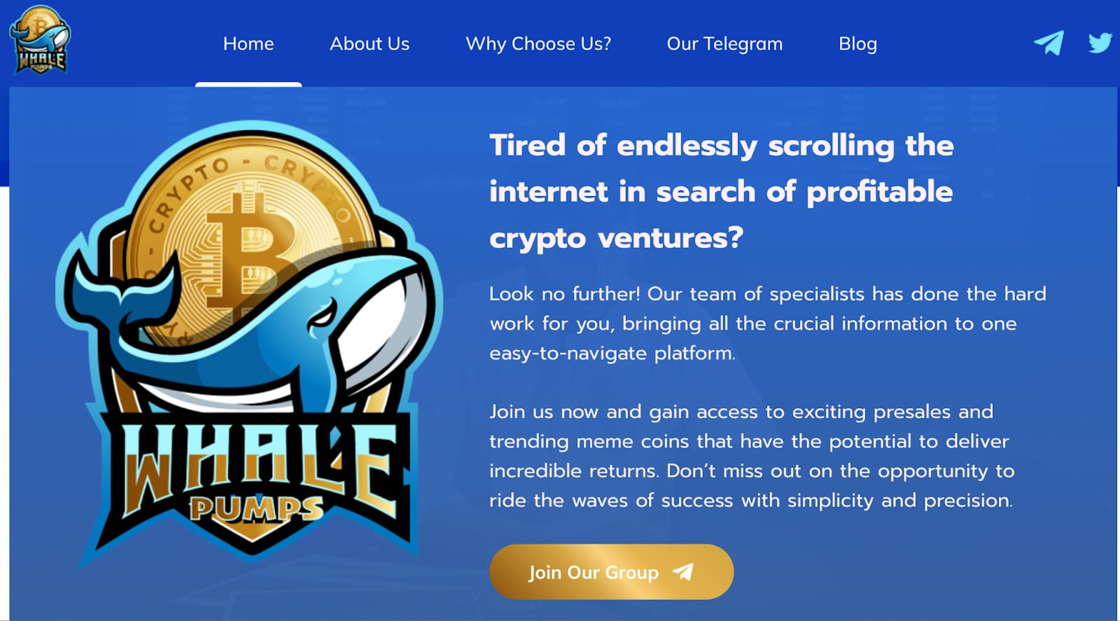 Crypto Whale Pumps : ce service génère un ROI de 881 %