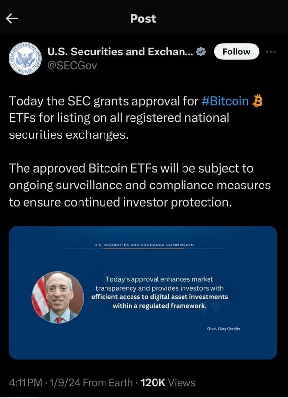 Faux Tweet SEC
