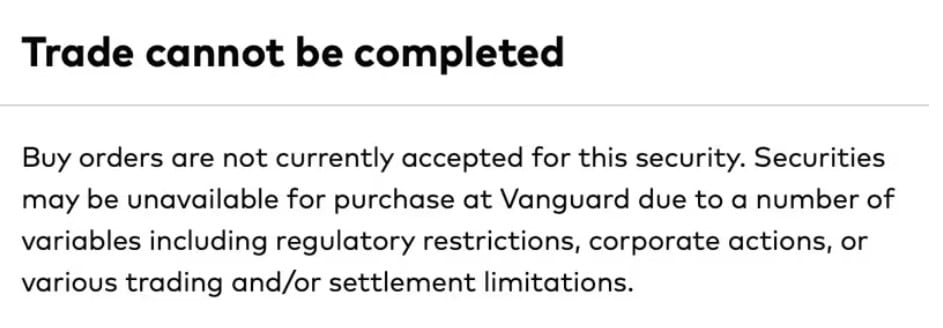 Vanguard ETFs