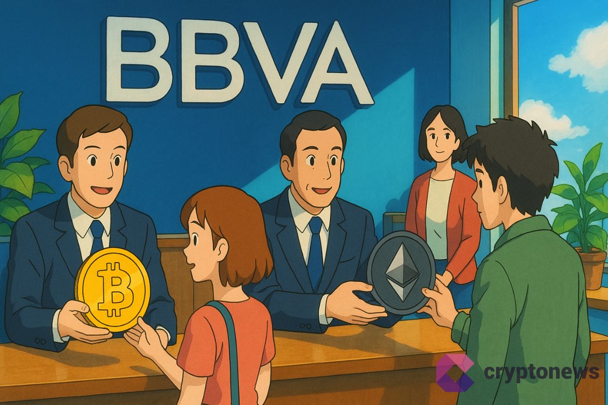 La banque BBVA conseiller aux clients d'acheter des cryptos