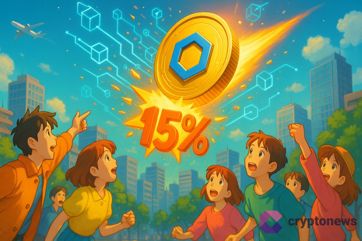Chainlink en hausse de 15%