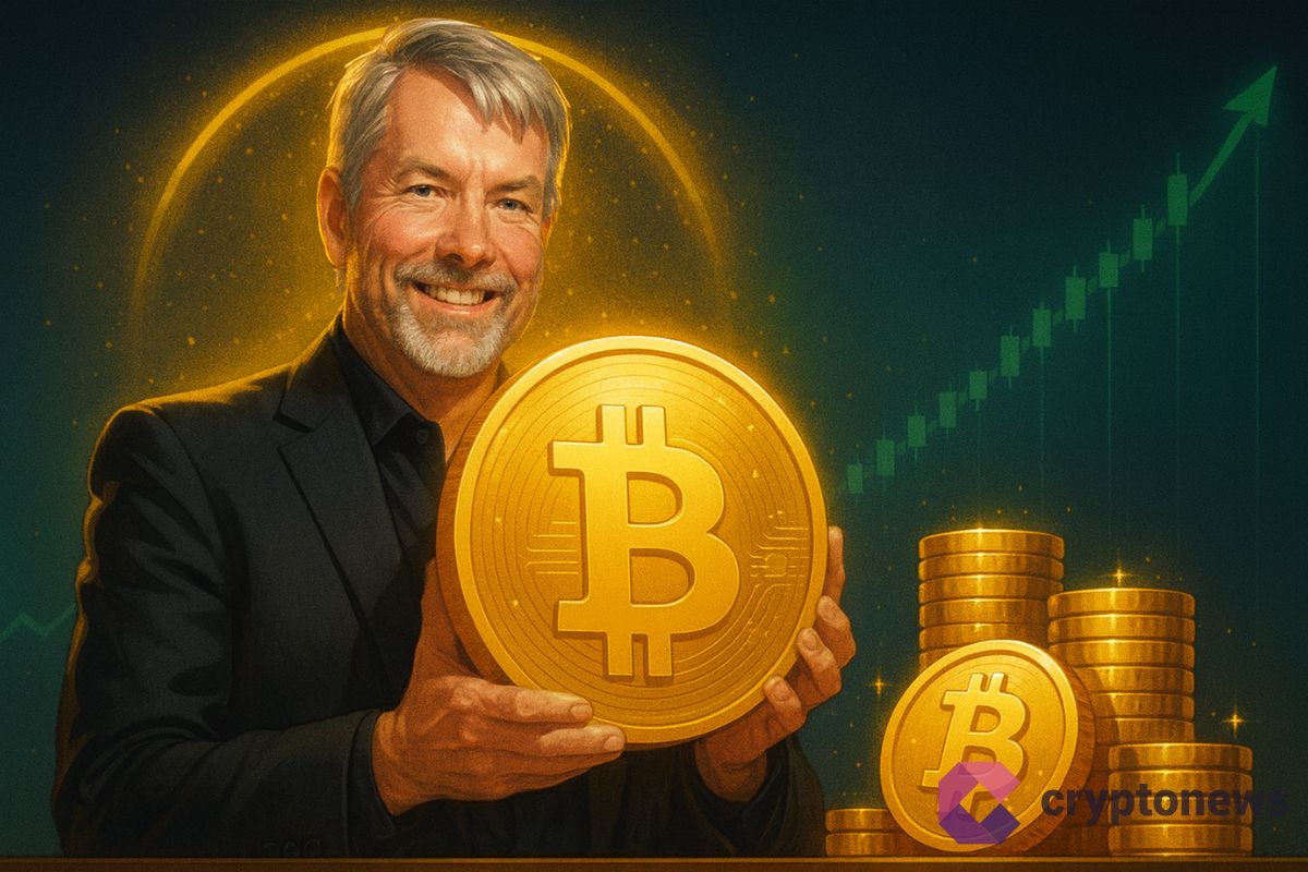 Michael Saylor fète avec du Bitcoin