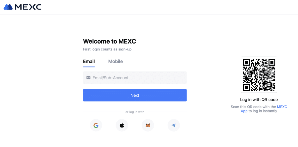 MEXC hesap a&ccedil;ma