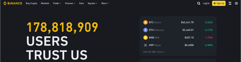 D&uuml;nyanın en iyi borsası binance