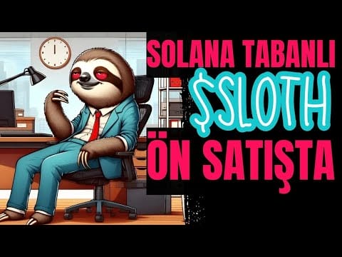 Yeni Bir Boom Mu Geliyor? Solana Tabanlı $SLOTH Ön Satışta!