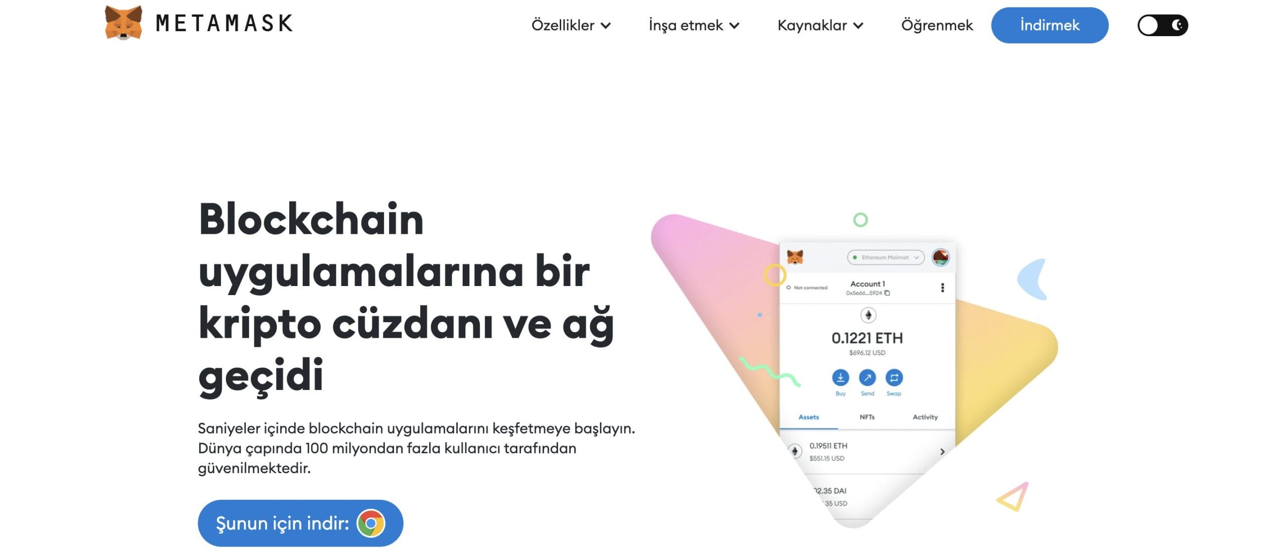 MetaMask Kripto Cüzdanı