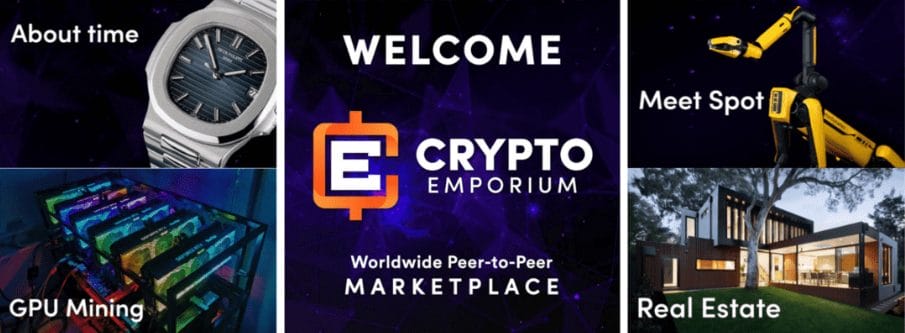 Crypto Emporium, ETH &ouml;demesi kabul eden platform
