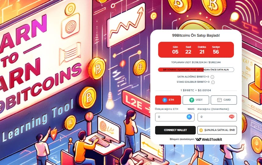  99BTC Ön Satışında 1 Milyon Dolar Toplandı