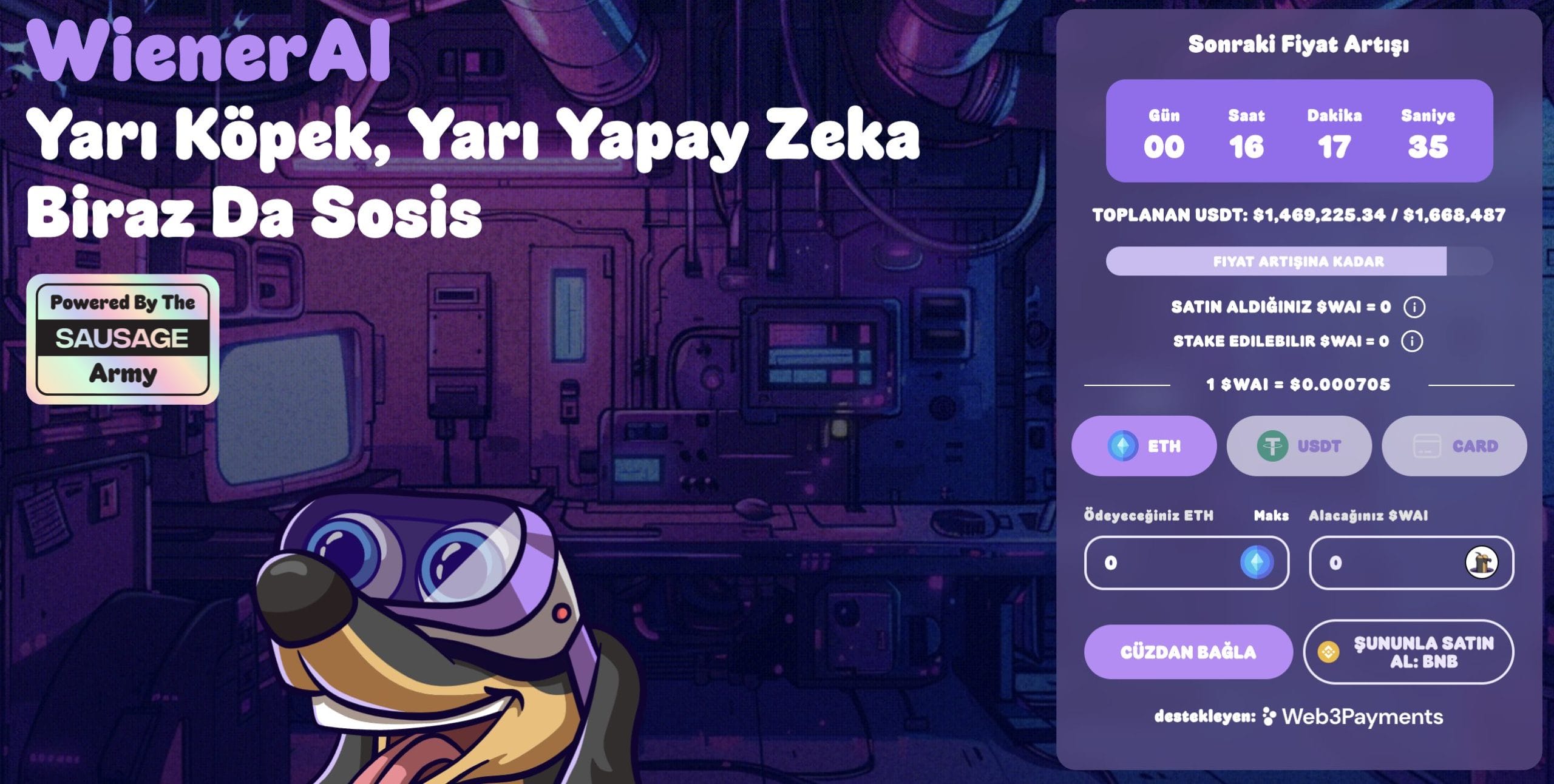 Wiener AI yeni Dogecoin olmaya aday kriptolar