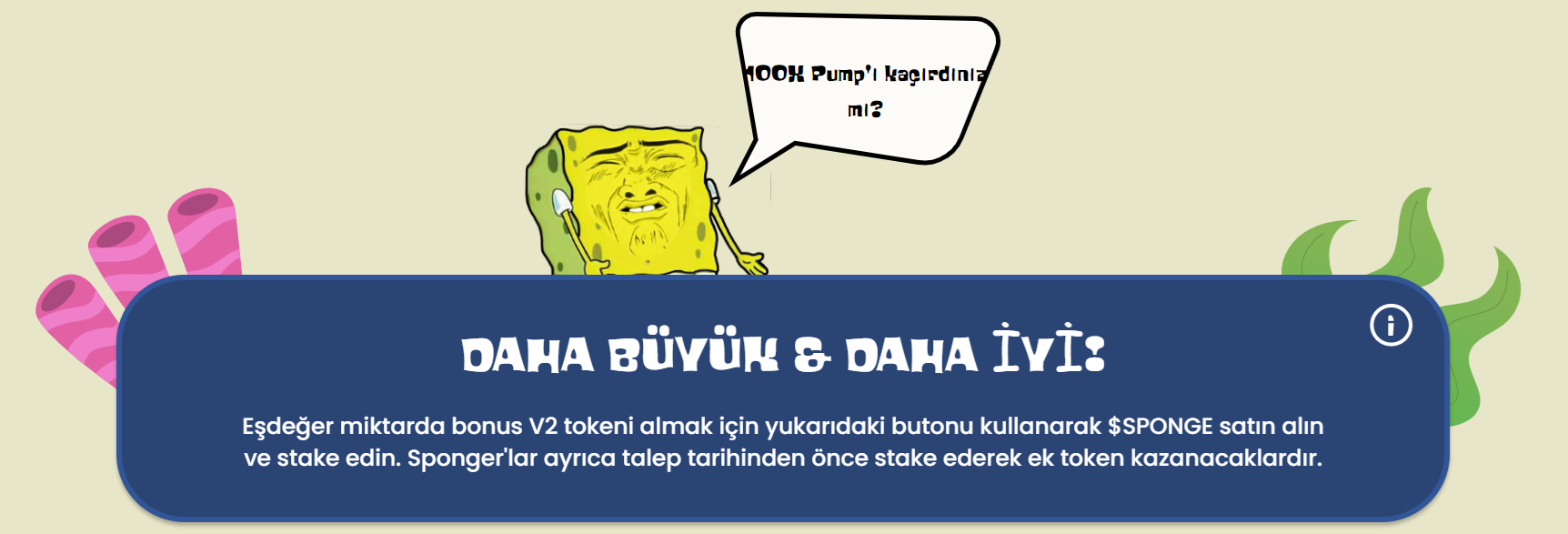 Sponge V2 Tokeni Satın Alın