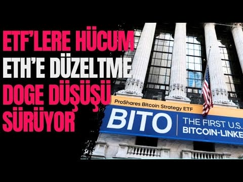 Bitcoin ETF’lerine Hücum, Ethereum’da Düzeltme, Dogecoin Düşüyor, Wiener Ai Ön Satışta