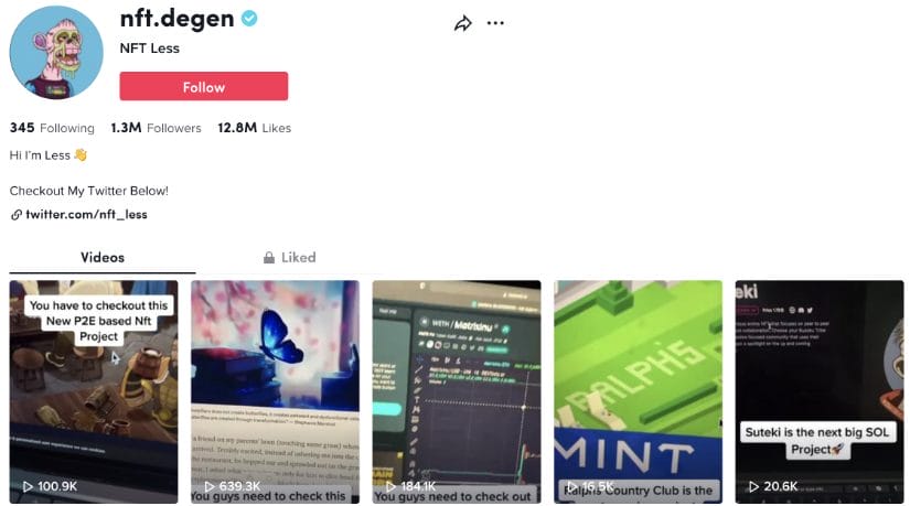 NFT topluluğuna y&ouml;nelik i&ccedil;erikler