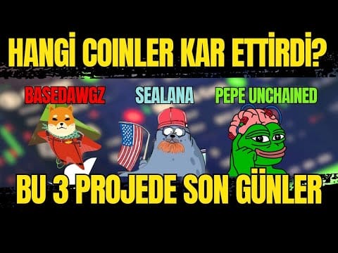 Toncoin Dogecoin’i Geçmek Üzere, Sealana, Base Dawgz ve Pepe Unchained Ön Satışta