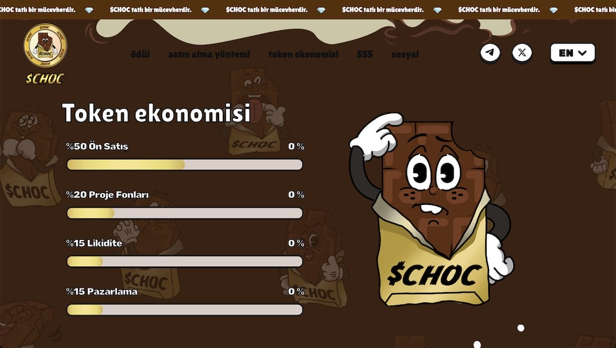 Choc'un Tokenomikleri Nasıl G&ouml;r&uuml;n&uuml;yor?