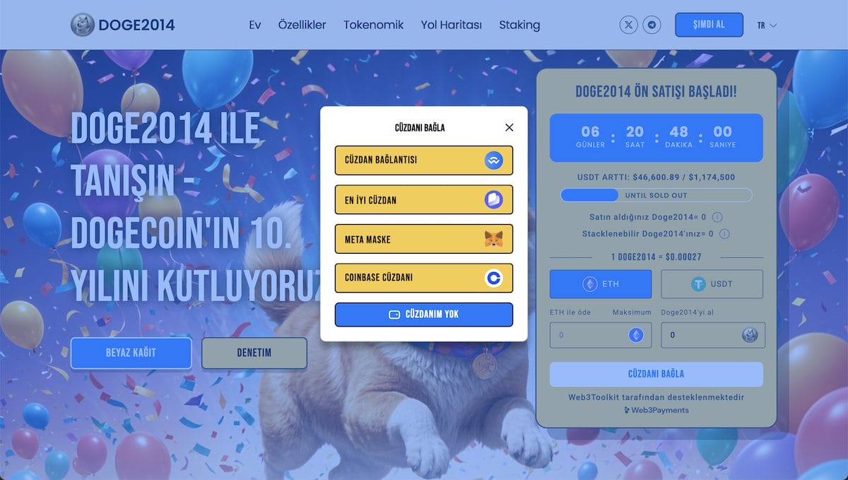 Dogecoin2014 nasıl alınır? - Ön Satışa Bağlanın