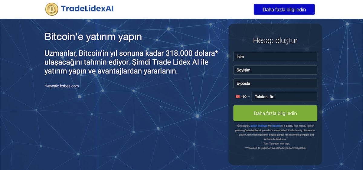 Trade Lidex AI İnceleme – Gerçek mi Dolandırıcı mı?
