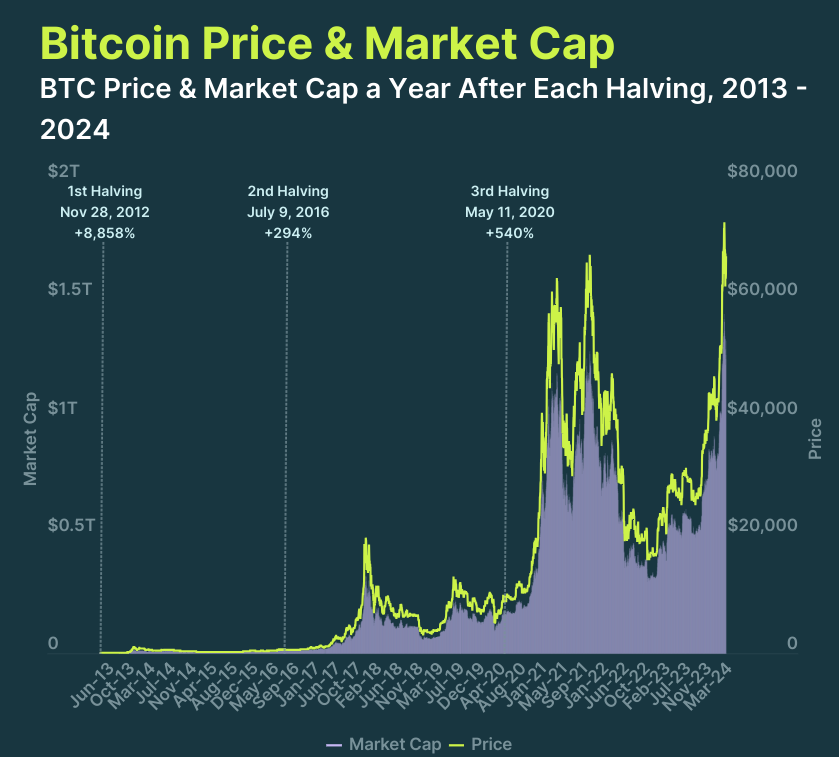 Bitcoin Yarılanması Grafiği CoinGecko