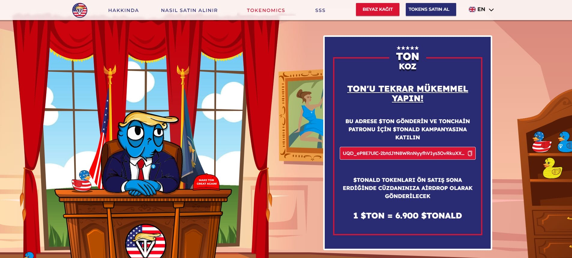 İlk Trump Temalı PolitiFi Tokeni