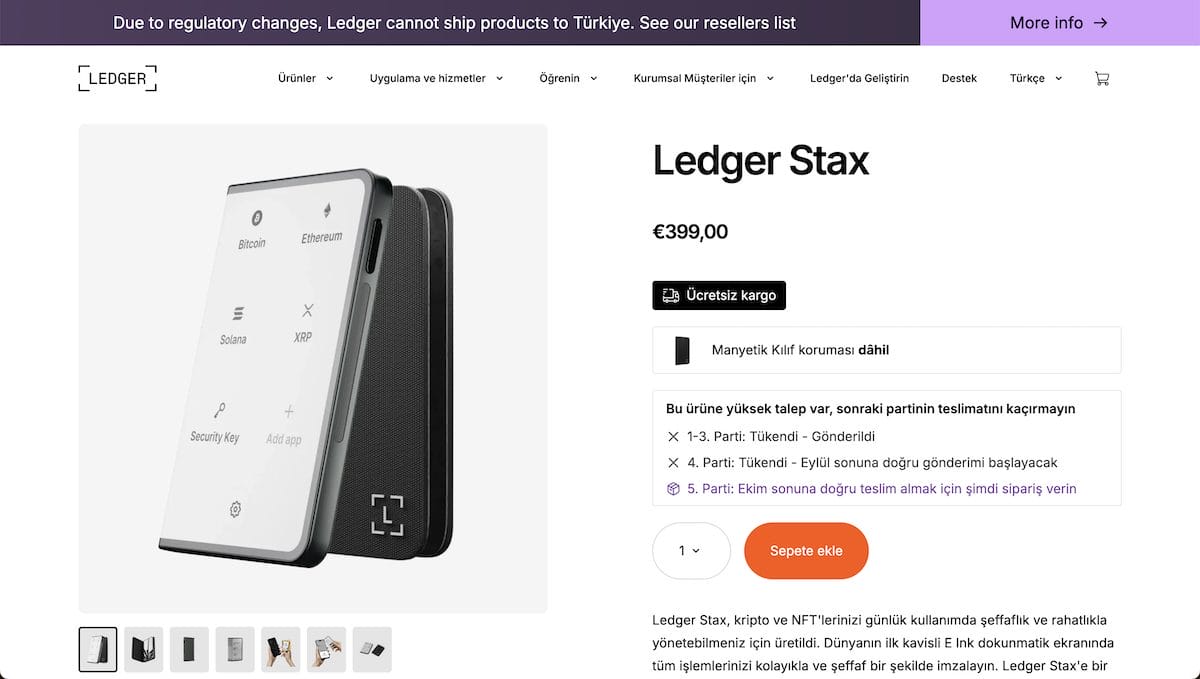 Ledger Stax Kripto Cüzdanı İncelemesi