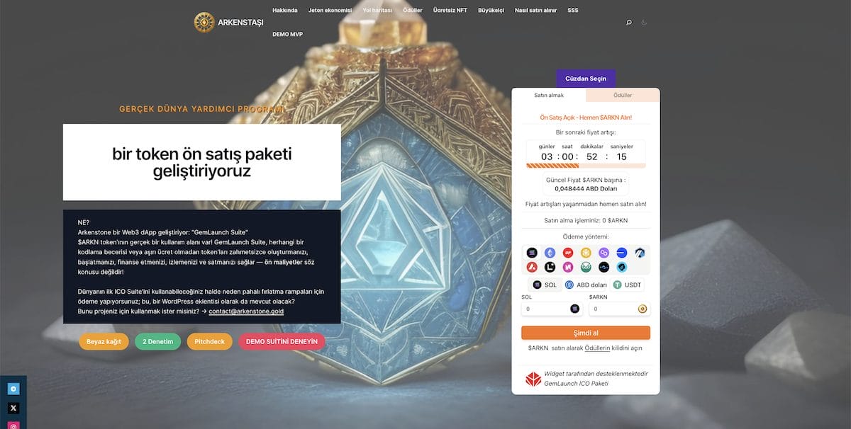 Arkenstone MEXC Yeni Listelenecek Coinler
