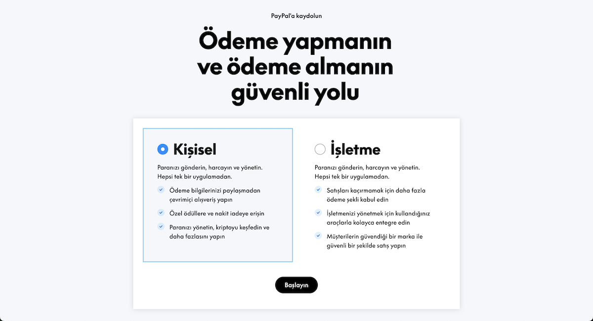 PayPal ile Bitcoin Almak İçin Hesap Açın