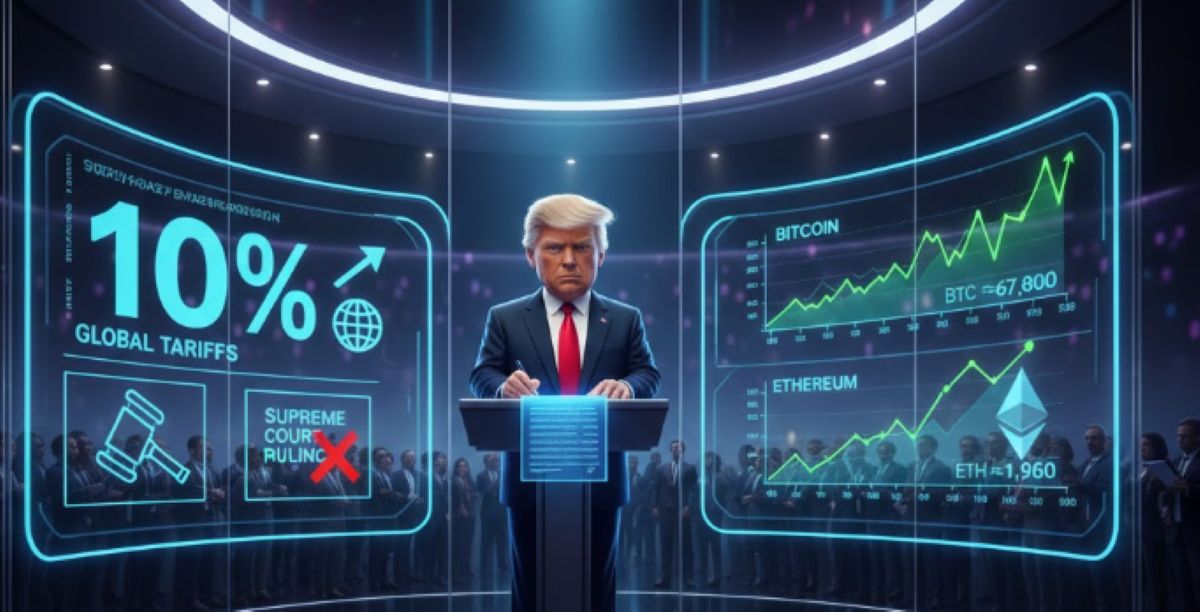 Bitcoin ve Ether Direniyor: Trump’ın Yüzde10’luk Ek Evrensel Gümrük Vergisi İlanı