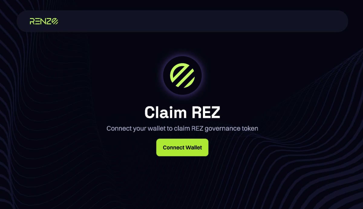 REZトークンの発売とエアドロップを行うRenzo