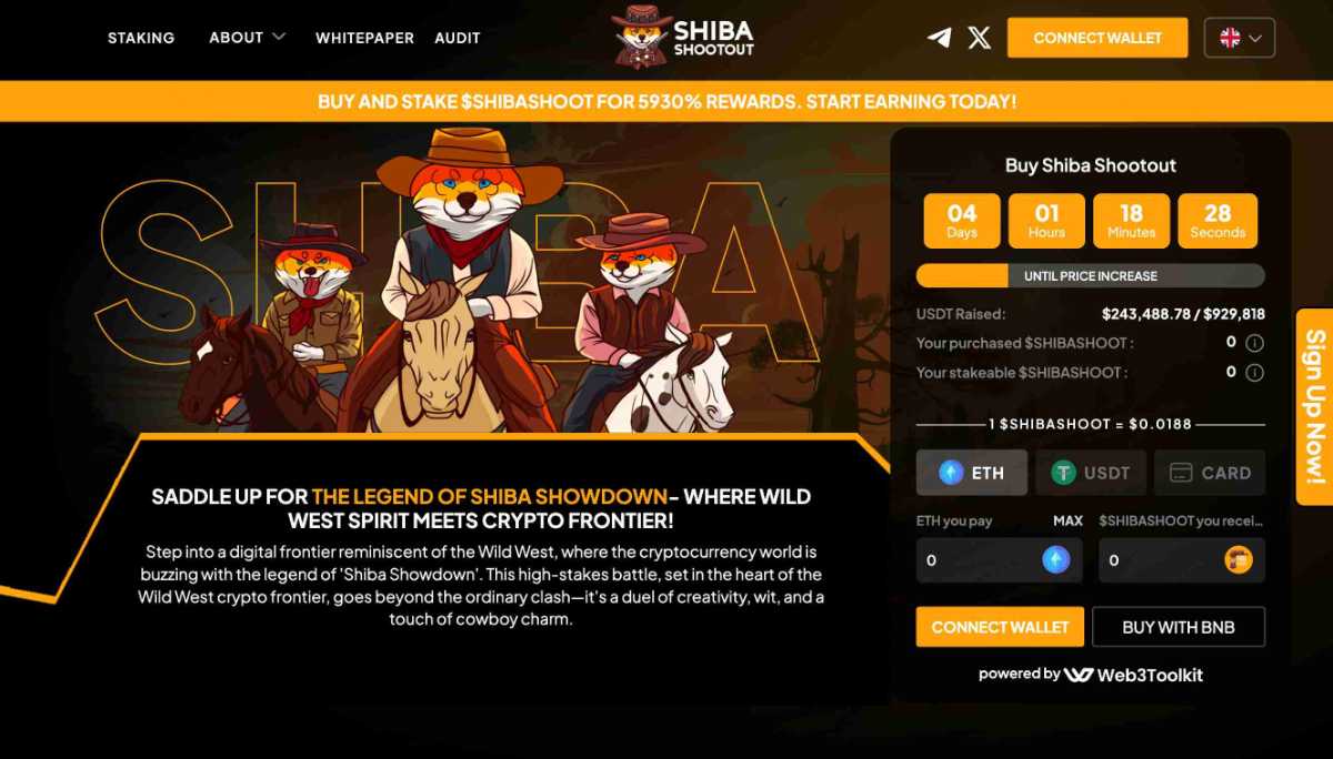 爆発的なローンチをとげたShiba Shootout