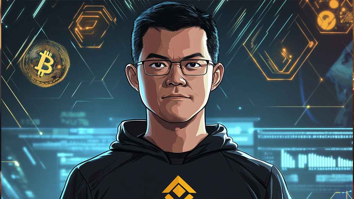 バイナンスCEOをイメージしたイラスト