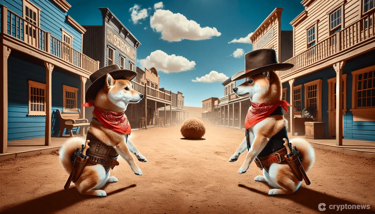 対決するShiba Shootou