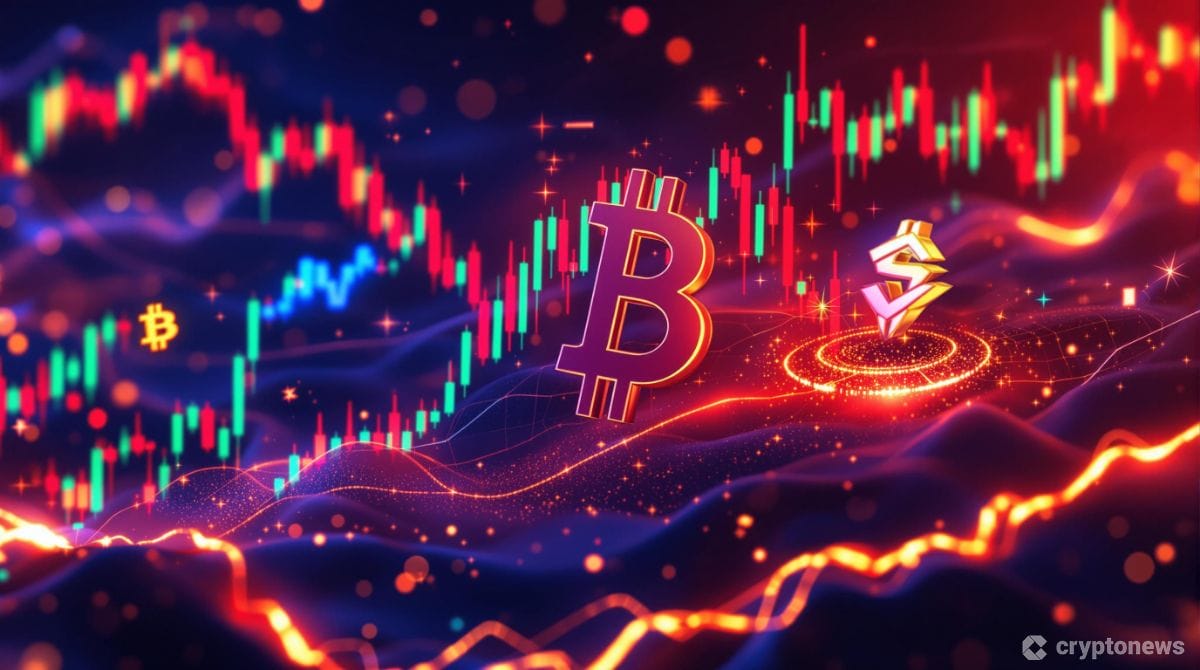仮想通貨チャートの上昇トレンドイメージ