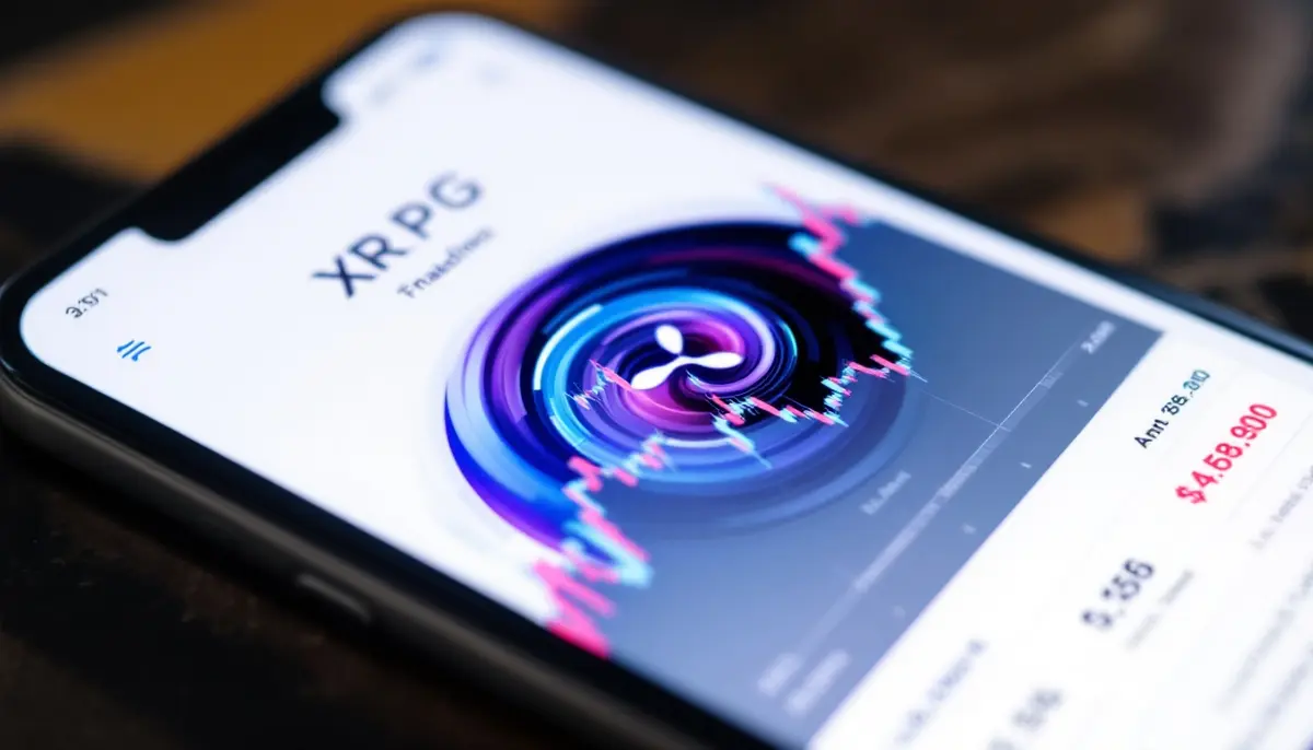 メルカリの暗号資産取引画面とXRPのシンボル