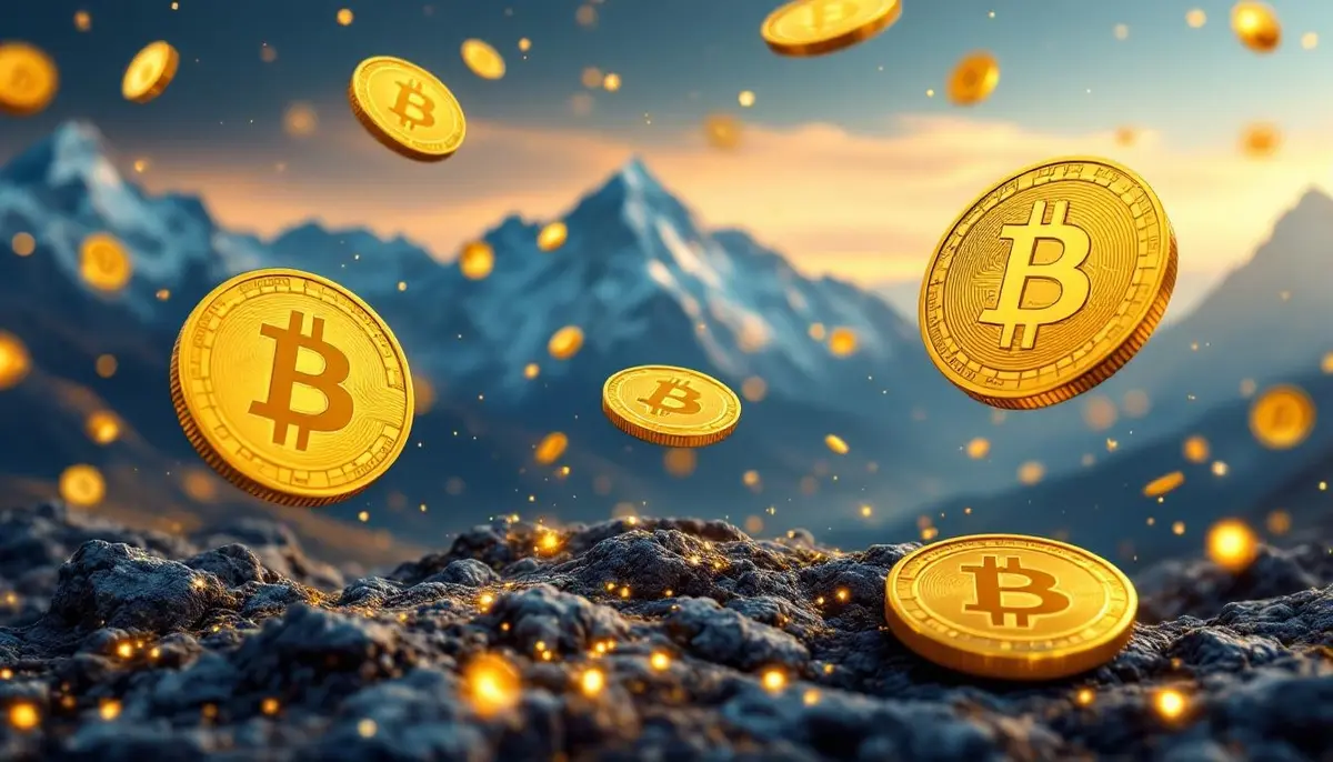 金準備に裏付けされたデジタル通貨を表現する金貨とブロックチェーンネットワーク