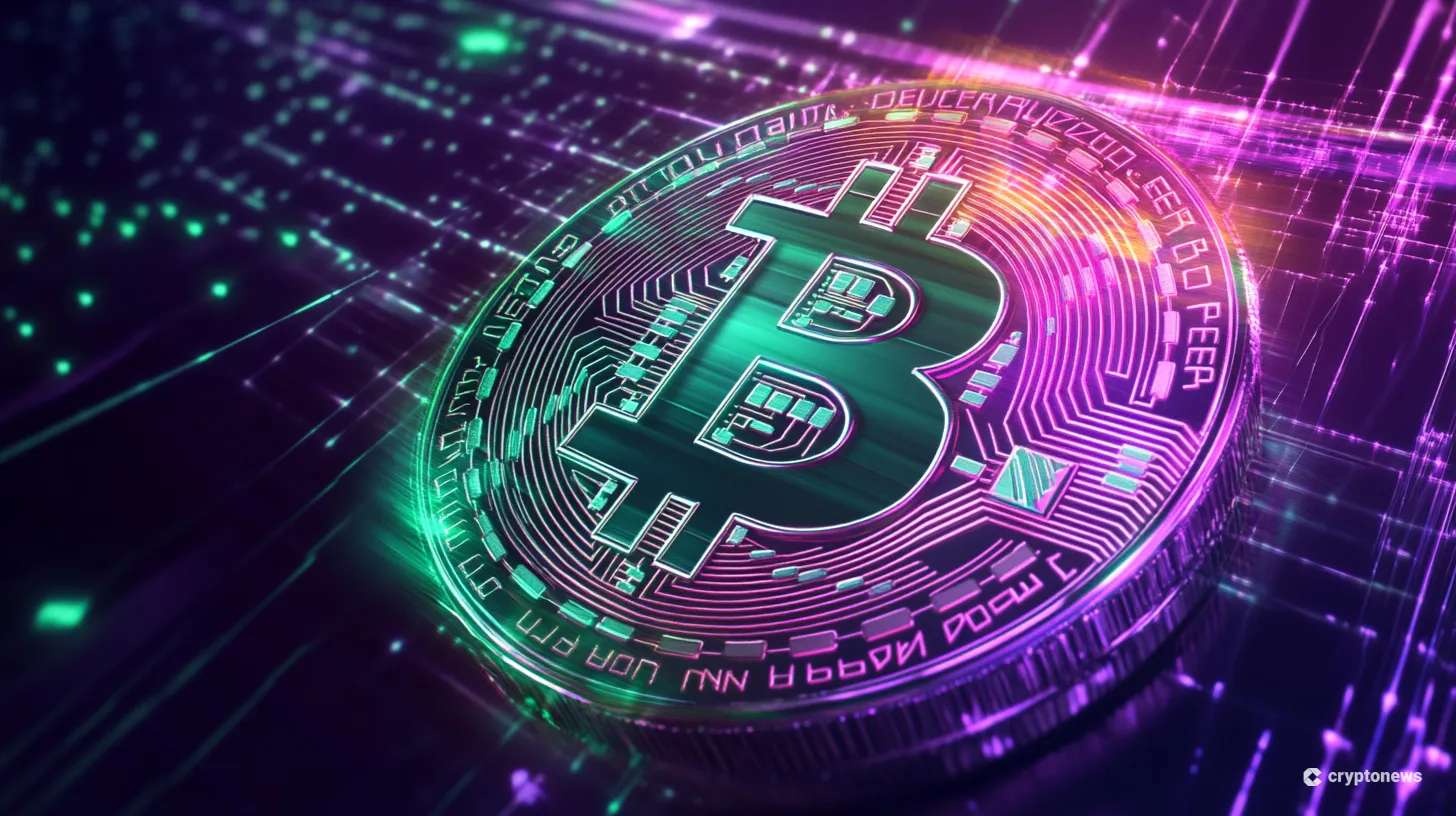 ビットコインとソラナのシンボルが並んだ、仮想通貨の比較を表すイラスト