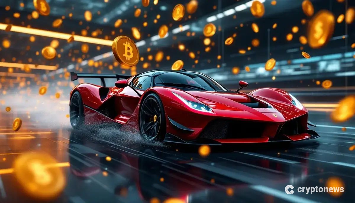 ブロックチェーン技術と融合するフェラーリのレーシングカーと仮想通貨トークン