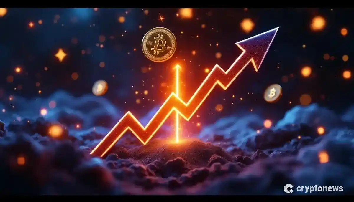 仮想通貨取引所Geminiのロゴと下落する株価チャートを示す未来的なイラスト