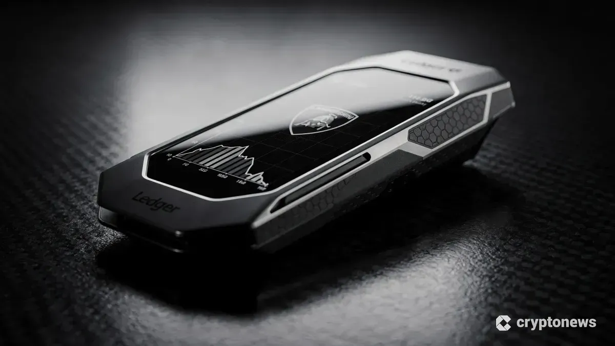 ランボルギーニのデザイン要素を取り入れたLedger Stax限定モデルのイメージ