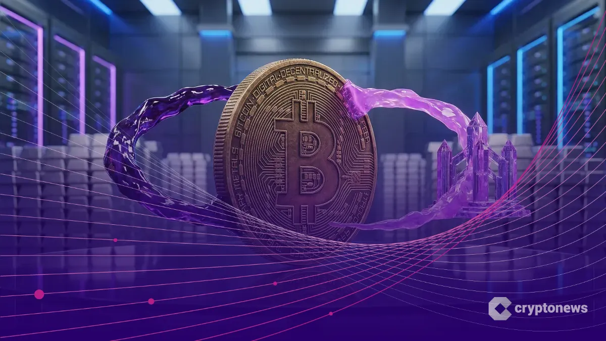 ビットコインを大量保有する企業の強固な財務基盤のイメージ