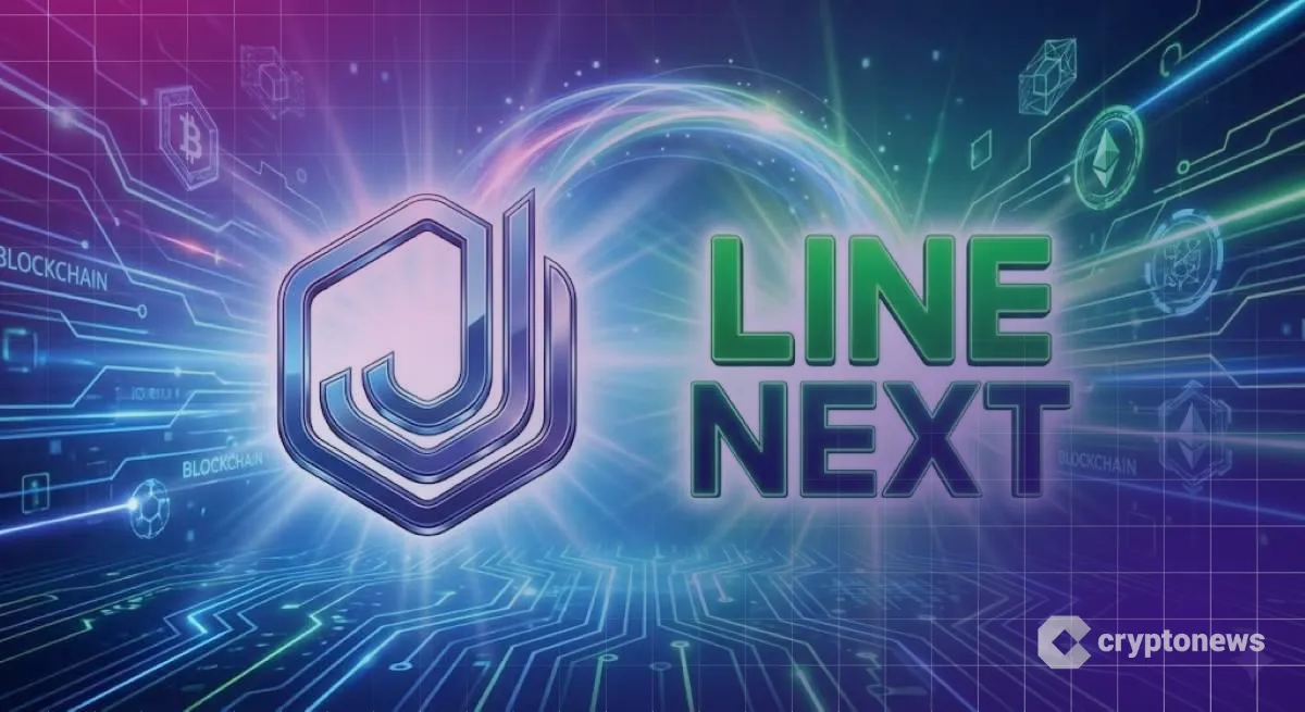 JPYCとLINE NEXTのロゴ