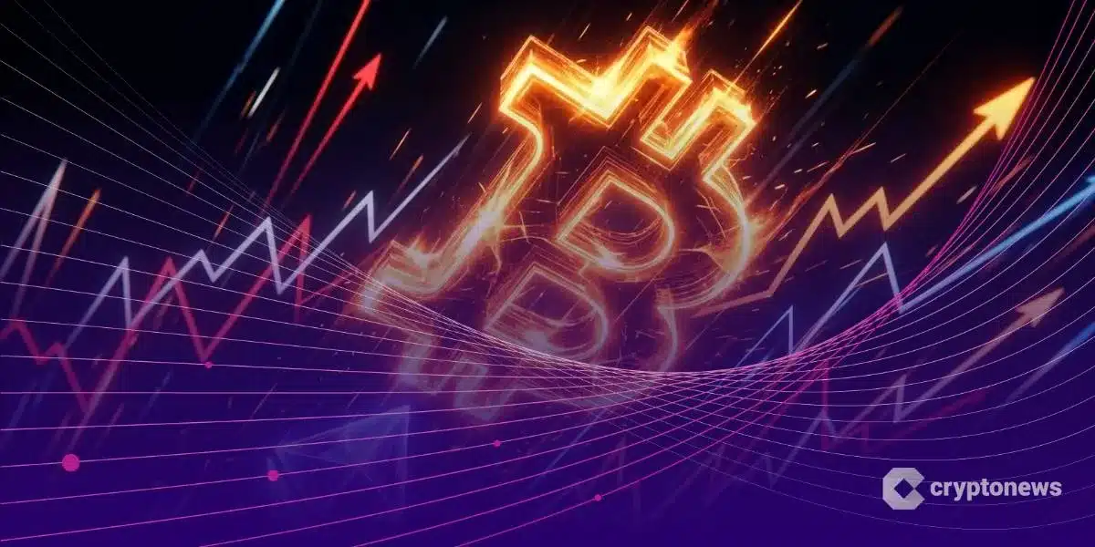 ビットコインがイーサリアムを上回る様子を表したイメージ画像