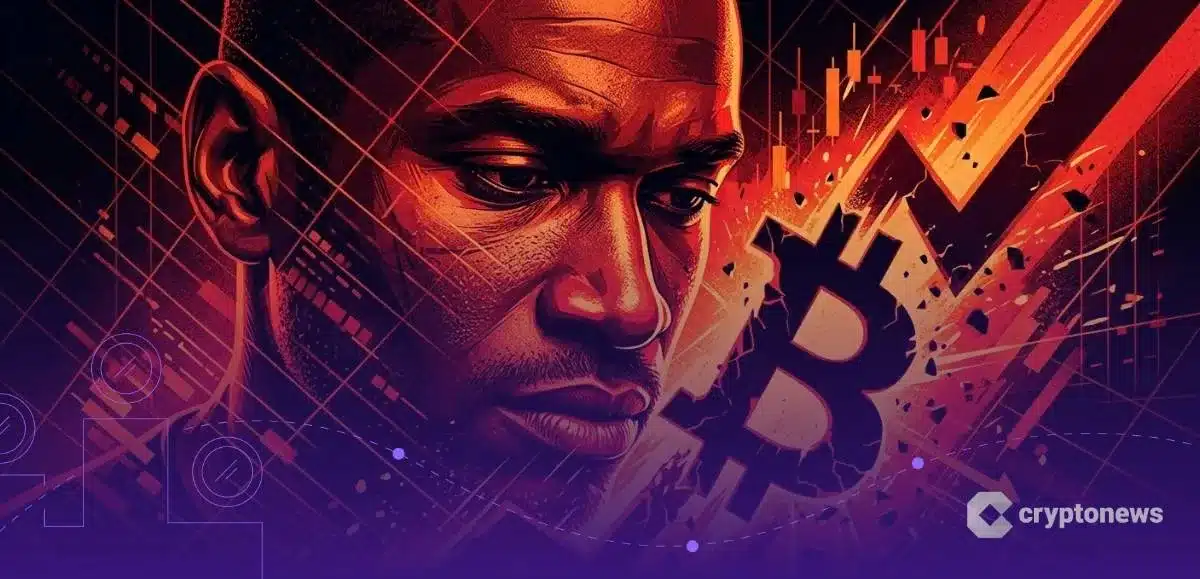 アーサー・ヘイズ氏とビットコイン下方修正の象徴的画像