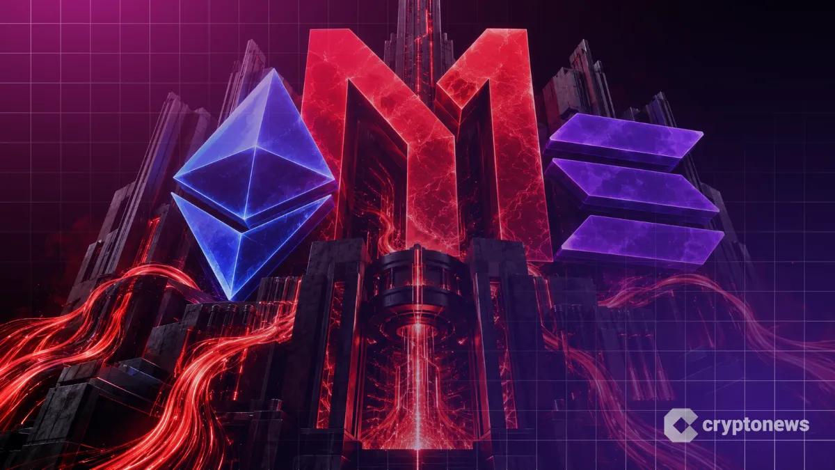 モルガン・スタンレーのロゴとETH・SOLロゴが融合するイメージ
