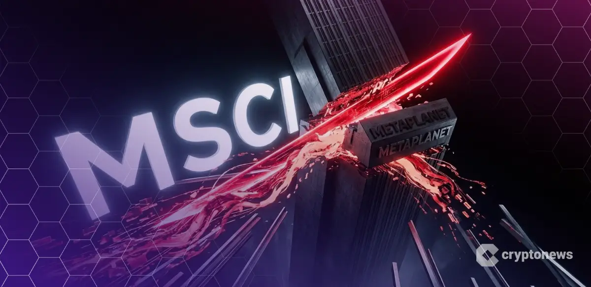 MSCI指数から除外されるメタプラネット社のイメージ画像