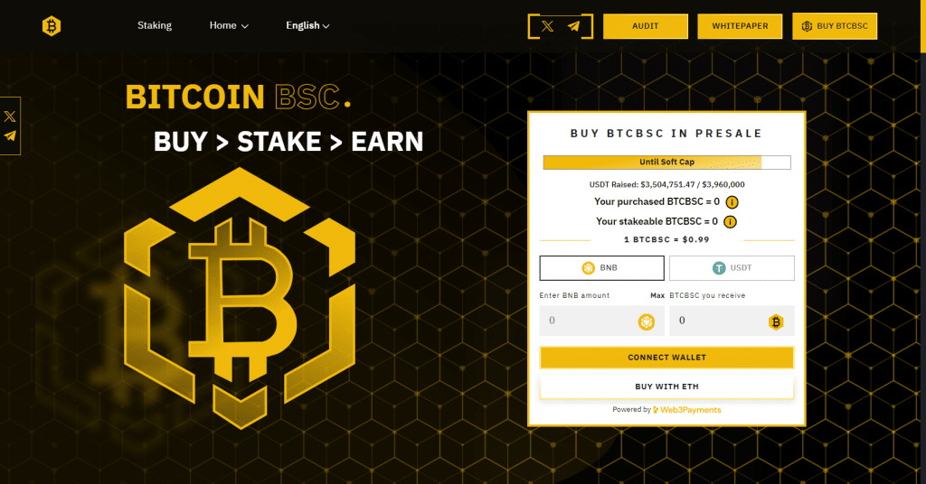 Bitcoin BSC Presale