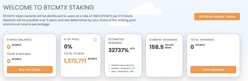 bitcoin minetrix crypto staking