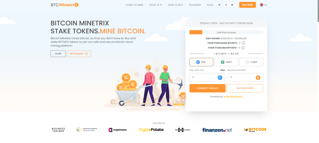 Bitcoin Minetrix Presale